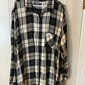 Plaid shirtdress. Old navy size xxl